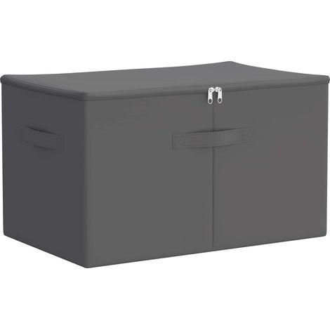 vidaXL Storage Box Non-woven fabric 55 x 35 x 32 cm 61.6 L Anthracite