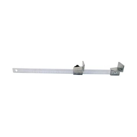 Edma – Mesure d'écartement des lattes – Règle en aluminium 400 mm – Échelle de 15 à 40 cm – Pour liteaux et chevrons