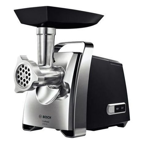 Bosch – Hachoir à viande 700W – Pieds antidérapants – Design élégant en acier inoxydable – Bouchon de saucisse inclus (1/10)