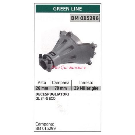 Carter frizione GREENLINE decespugliatore GL 34-S ECO 015296