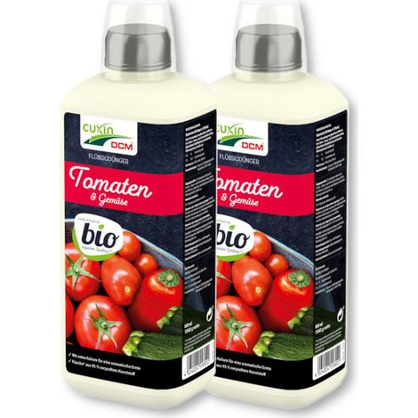 CUXIN DCM engrais liquide organique tomates et légumes 2x800 ml