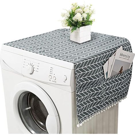 Lot de 2 couvercles supérieurs pour lave-linge et sèche-linge, 53 cm x 130 cm-AquaForge (1/4)