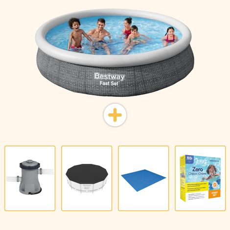 Bestway Bestway Fast Set Ronde - 366x76 cm - 5-pièces S198 (1/5)