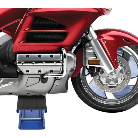 Jack de moto, Capacité de charge 500 kg, Hauteur réglable 9,3-35 cm, Taille de la plateforme 37 x 23 cm, Poids brut 12,3 kg, Poids net 11,69 kg (1/5)