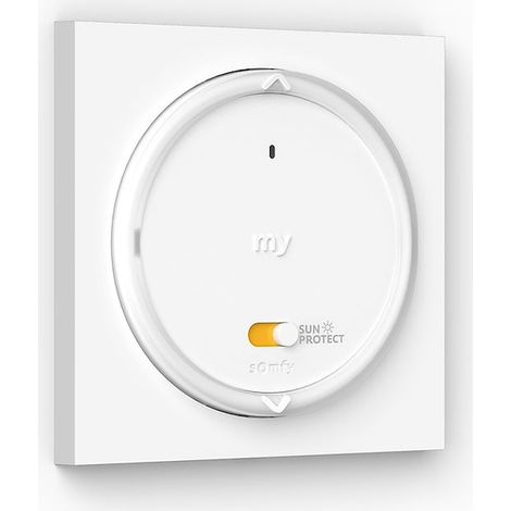 Somfy – Télécommande Amy 1 canal sun protect io – Émetteur mural pour motorisations – Compatible avec moteurs S&SO RS100 io – Installation facile