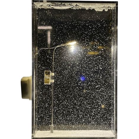 Lampe De Nuit DIY - Paysage De Neige Avec Rue Et Lampadaire - Décoration De Bureau Pour Noël Anniversaire - Kit À Monter Soi-même - 1 Pièce (1/5)