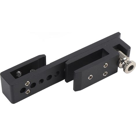 Serrure coulissante porte douche sans cadre verre 12 trous, loquet salle de bain inox alu pour maison hôtel noir 12mm, lot de 2 (1/5)