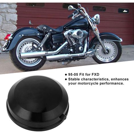 Cache de fourche supérieure noir pour moto, accessoires de remplacement compatibles FXD 1995-2005, protections de tige de suspension (1/5)