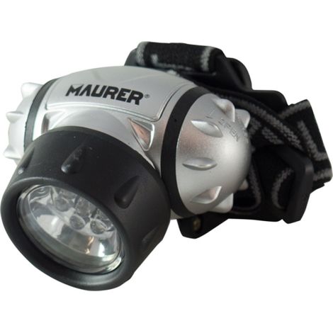 TORCIA LED BATTERIA DA TESTA MAURER 3AAA NON INCLUSE - CF. BLISTER