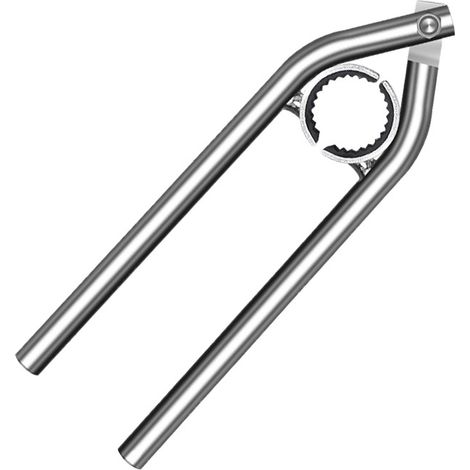 Clé et outil de démontage pour aérateur de robinet en acier au carbone, clé Cache pour aérateurs de robinet de 21 à 28 mm, nickel brossé (1/5)