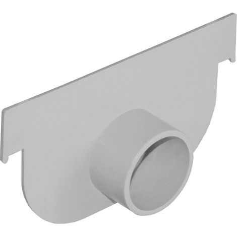 First Plast – Naissance de fond droite et gauche Ø40mm – Hauteur 20mm – Raccordement évacuation eau pluviale – Norme EN1433:2008