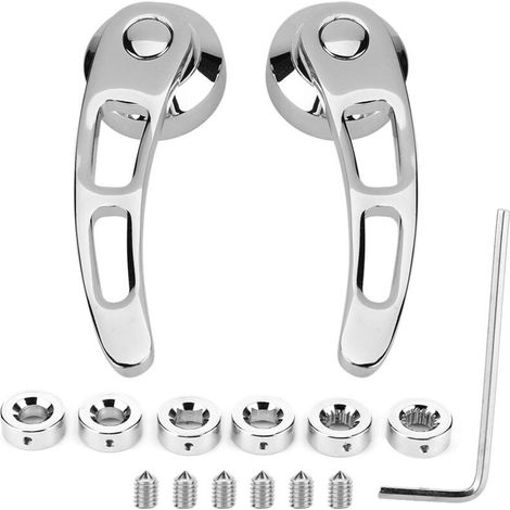 Ensemble de poignées de porte de voiture rétro, cool et durable, ensemble de deux pièces, accessoires de voiture de 4 1/4 pouces (environ 10,8 cm). (1/5)