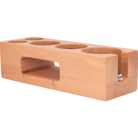 Multifunktionaler Tamperhalter aus Holz für Kaffeefilter an 5,8 cm (2,3 Zoll) Kaffeemaschinen – Griffhalter (1/5)