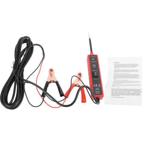 Testeur de Circuit électrique précis, détecteur de sonde 6 à 24V, outil de diagnostic du système électrique pour voiture, bateau, moto