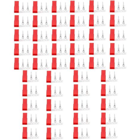 Kit de 50 connecteurs JST à 2 broches avec adaptateurs pour batteries LiPo RC