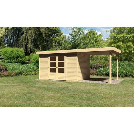 SH Askola 4 natur 302x217x211 im Set mit AD 2,40 m Breite