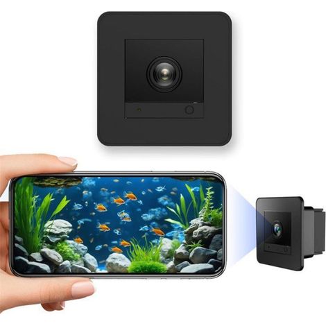 Caméra pour Aquarium et Terrarium à Reptiles, 2K HD, Grand Angle 140° avec Traitement Antireflet, Caméra WiFi pour Animaux de (1/5)