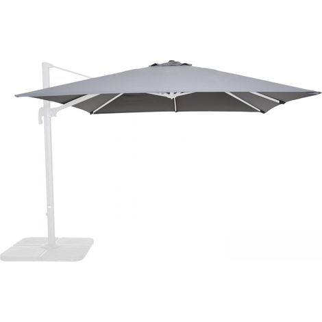 Oviala – Housse de parasol déporté 3x3m – Toile polyester 240g/m² – Protection UPF50+ – Ombrage 9 m² – Pour parasols Malaga et Brescia