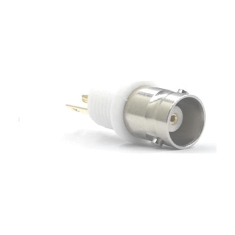 Connecteur coaxial RS PRO Femelle Verticale 50O Montage panneau ( Prix pour 1 ) (1/2)