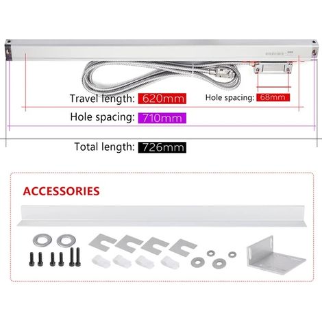 Escala lineal, salida TTL, protección IP54, KA-300-620 mm (1/2)