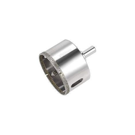 65-mm-Diamantbohrer, Glaslochsäge, Kernbohrer mit Zentrierbohrer für Porzellan- und Glaskeramikfliesen – Crezuo