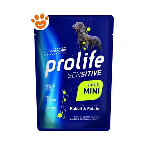 Prolife Dog Sensitive Adult Mini Coniglio e Patate - Bustina 100 Gr - (1/3)
