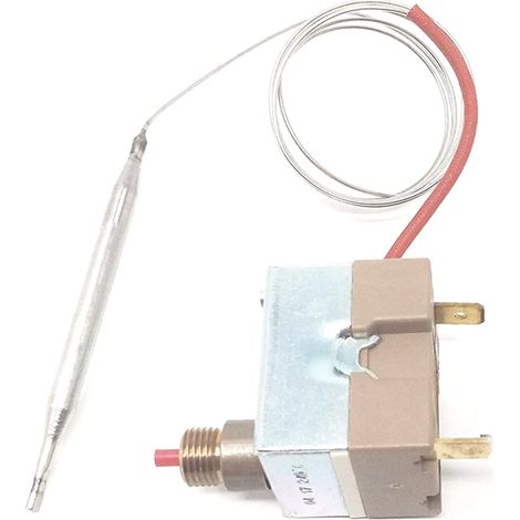 Termostato Seguridad Movilfrit 240ºC  Bulbo 5x98mm  Código CAET 01300253  Rearme Manual para Freidoras Original (1/2)