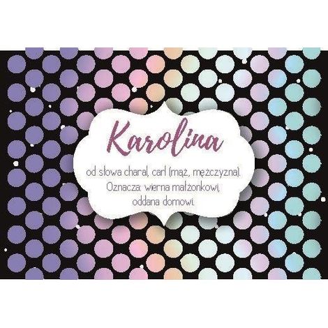 Magnete per nomi - Karolina