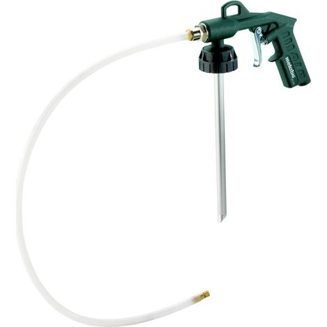 Metabo – Pistolet pulvérisateur pneumatique 6 bar – 180 l/min – Pour colmatage espaces vides – Compatible cartouches 1L