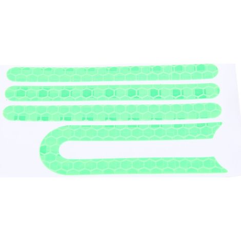 Autocollant réfléchissant pour trottinette électrique Xiaomi M365/Pro, bandes adhésives en forme de I et U, bande réfléchissante de sécurité, stickers de marquage lumineux (1/5)