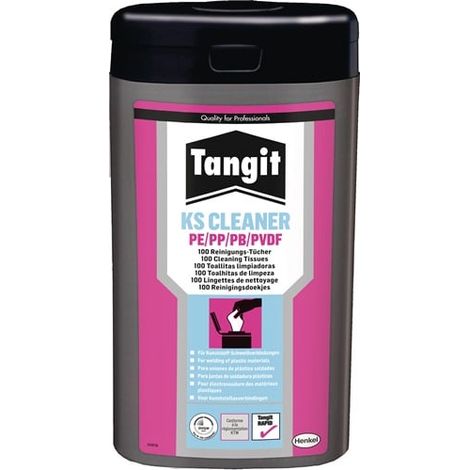 TANGIT limpiador especial PE/PP/PB/PVDF 100 toallitas bote - TT8 (1/3)