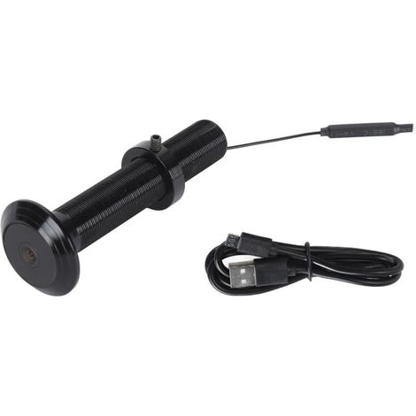 Caméra Judas de porte HD 1080P 220 degrés grand angle pour Application Tuya Smart Sécurité domestique WiFi 5.0GHz 2.4GHz Vision nocturne Détection de mouvement 32GB (1/5)