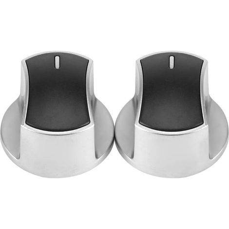 2 pcs Poêle À Gaz Universel Cuisinière Partie Contrôle Boutons De Remplacement Métal Commutateur Rotatif Cuisson Surface Contrôle Serrures Four Commutateur Nouveau,Interrupteur à 45° (1/5)