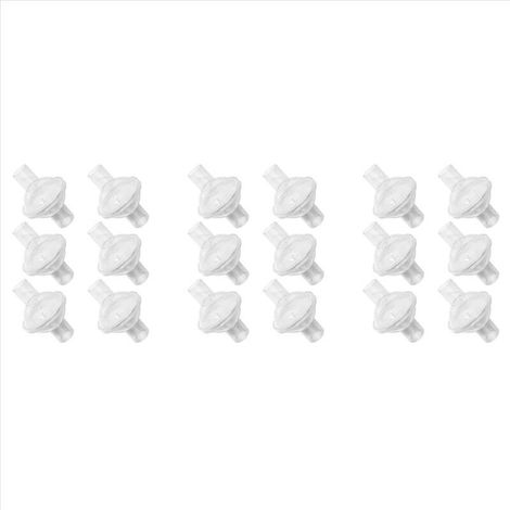 Filtres CPAP en ligne, lot de 18 filtres hypoallergéniques pour machines, filtre de remplacement