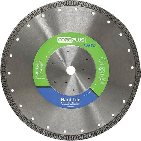 CorePlus CORDBHT300 HT300 Hard Tile Turbo Diamond Blade 300mm CORDBHT300
