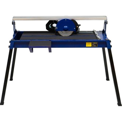 Tagliapiastrelle Professionale Elettrico Taglia Piastrelle Raffreddato ad Acqua Girevole ad Angolo 45° per Lato con 2 lame Diamantate Motore Induzione 800W 720mm