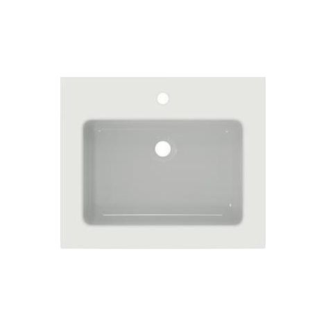 IS Möbelwaschtisch Extra 1 Hl. m.Ül. 610x510x150mm Weiß (1/5)