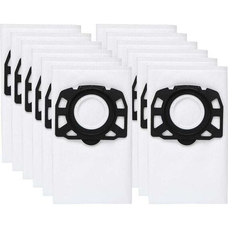 Packung mit 12 KFI 487 Filterbeuteln, Staubsaugerzubehör für Kärcher WD4, WD5, WD6, MV4, MV5, MV6, WD4.000 ... WD5.999, 2.863-006.0 (1/5)