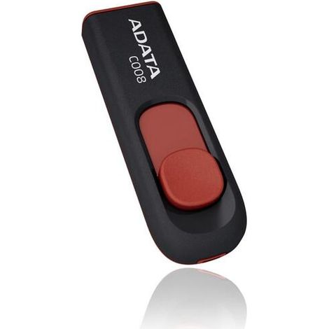 64GB USB ADATA C008  černo/červená (potisk) (1/2)