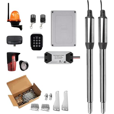 Kit d'ouvre-portes automatiques Ouvre-porte automatique WIFI maison ferme Cottage porte battante for 16ft longueur ou 600lb ouvre-porte plus proche actionneur linéaire pour accessoires de portail coul (1/5)