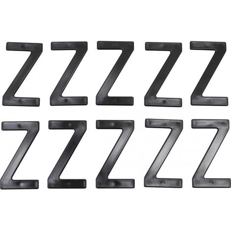 Buchstabe z für Kennzeichen tiflex h45mm neu für Motorrad