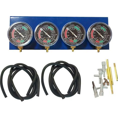 Kit de jauge à vide Accessoire de moto avec tuyau, Carburateur à vide Synchronisateur Synchroniseur Synchronisation Carburateur à vide Tuning Synchronizer Carb (1/5)