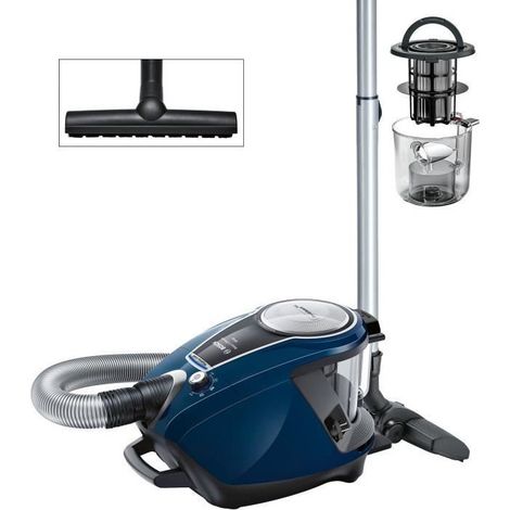 Bosch GS70 Relaxx’x Ultimate Aspirateur sans Sac, Classe A, Bleu Nuit (1/5)