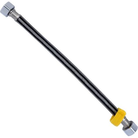 Tubo doccia - 2 m - Tubo in acciaio inox - Rubinetto - (G1/2) - Tubo doccia intrecciato - Tubo flessibile - Cucina - Lavabo - Tubo flessibile - Prolunga - per miscelatori (1/5)