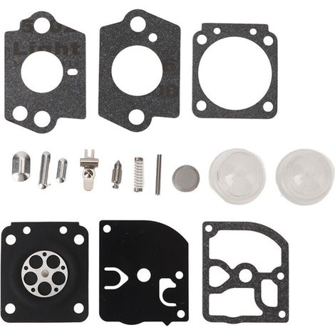 Tondeuse Kit de réparation de carburateur Carb Joint Primer Bulb Set pour Stihl HS45 FS38 FS55 Tondeuse à gazon