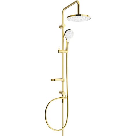 Mexen X05 colonna doccia, oro/bianco - 798050591-50 (1/2)
