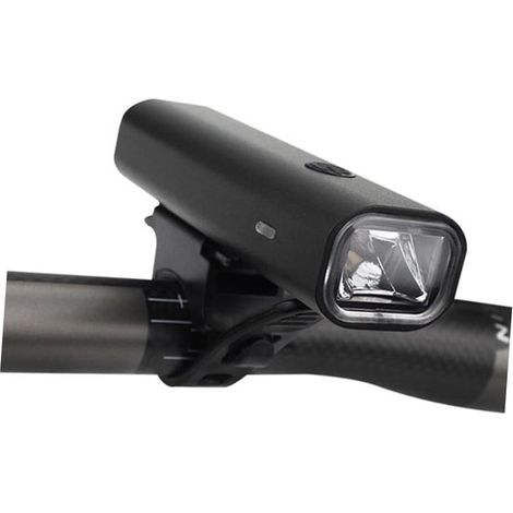Faro LED para bicicleta - Luz USB para bicicleta - Ciclismo seguro - 400 lúmenes - 12x5x4 cm - Negro (1/5)