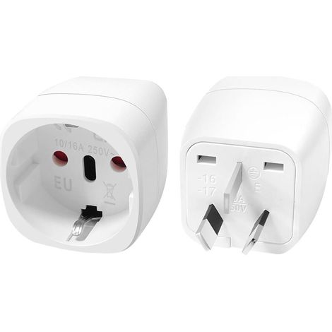 Adaptateur Voyage pour Australie Chinoise Nouvelle Zelande Fidji – 2 exemplaires Adaptateur de Voyag (1/5)