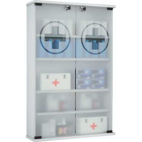 Armoire médicale suspendue murale Janula 91x60x17 - VCM