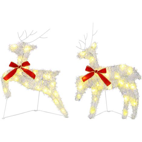 Weihnachtsrentier 2 stk. 40 LEDs Warmes Weiß vidaXL (1/5)